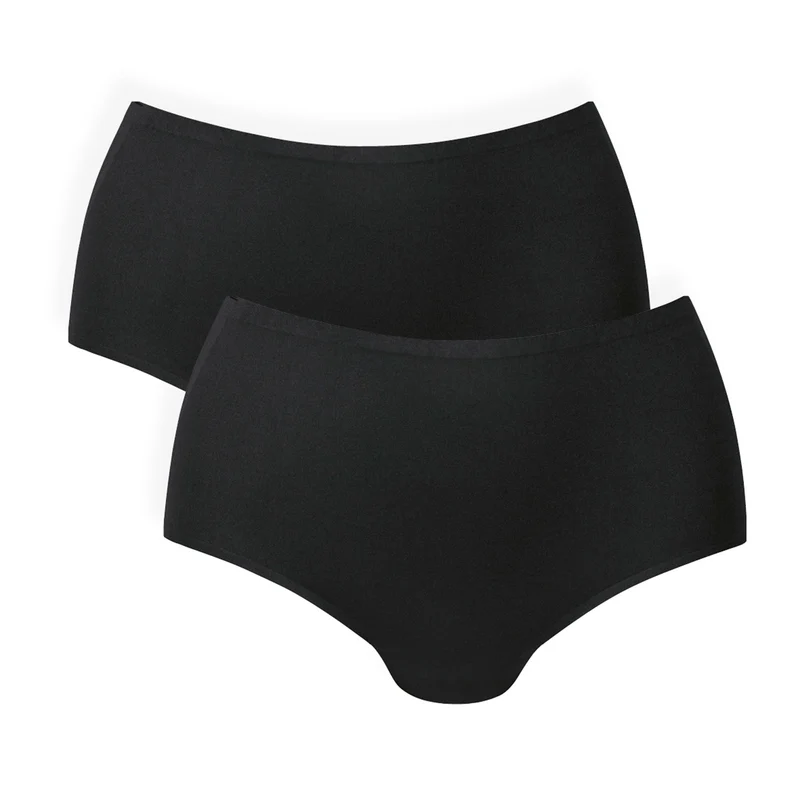 Anita - Essential High Waist+ 2er-Pack Schwarz