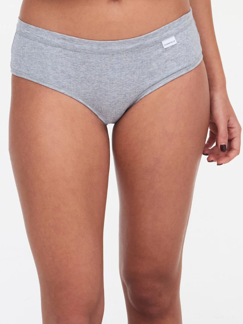 Chantelle – Baumwoll-Komfort-Hipster, gemischtes Grau