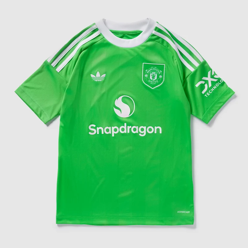 adidas Originals Manchester United 25/26 Kinder Torwart Ausweichtrikot