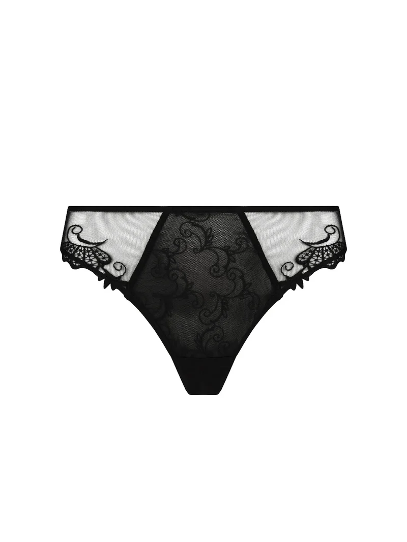 Lise Charmel - Dressing Floral Fancy Mesh Slip Noir