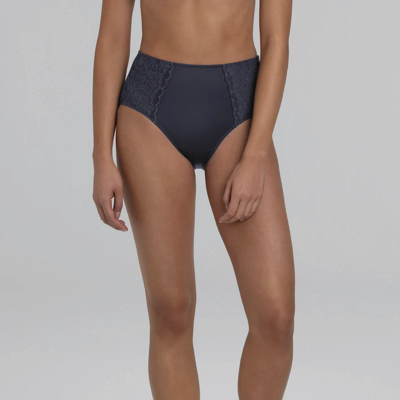 Anita - Havanna High-Waist-Slip Shadow Blue