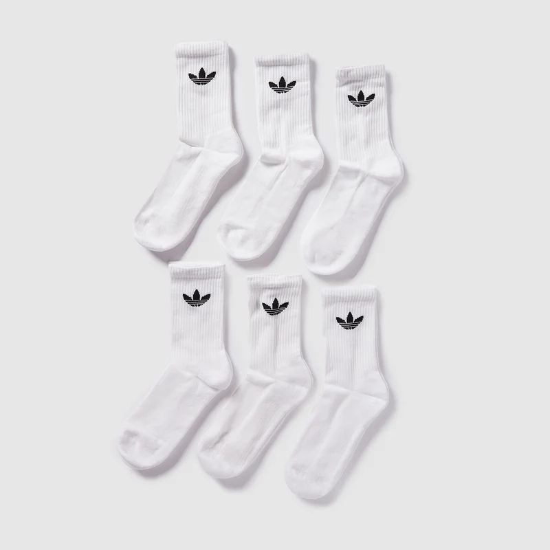 adidas Originals Trefoil Cushioned Crew Socks (6 Pairs)