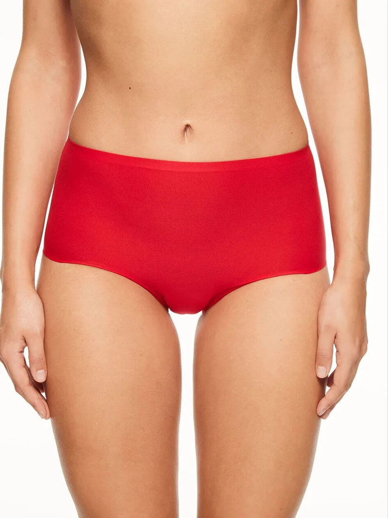 Chantelle – Softstretch-Slip mit hoher Taille, Mohnrot
