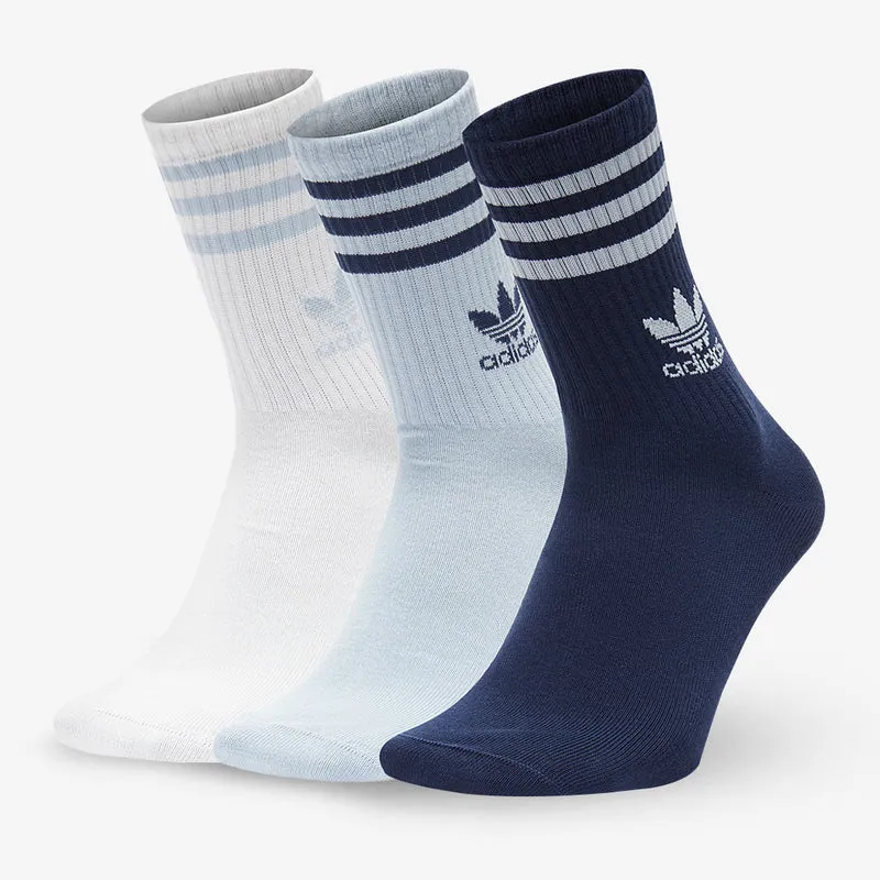adidas Originals Mid Cut 3 Paar Crew Socken