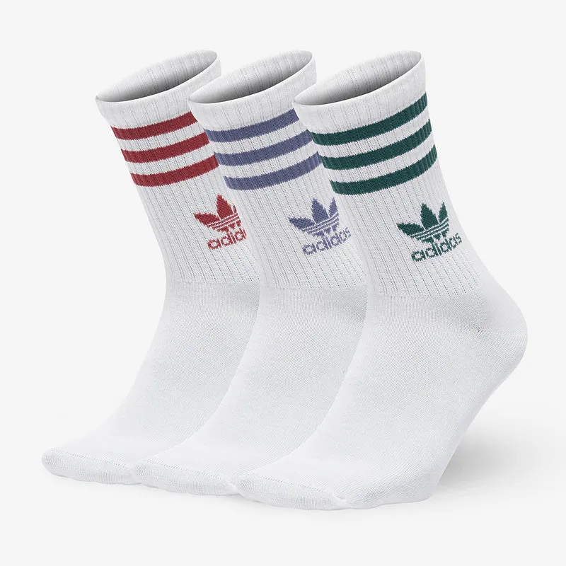 adidas Originals Mid Cut 3 Paar Crew Socken