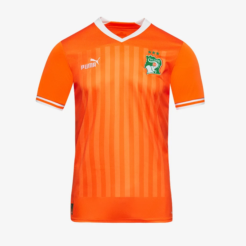 Puma Elfenbeinküste 2024 Heimtrikot mit 3 Sternen