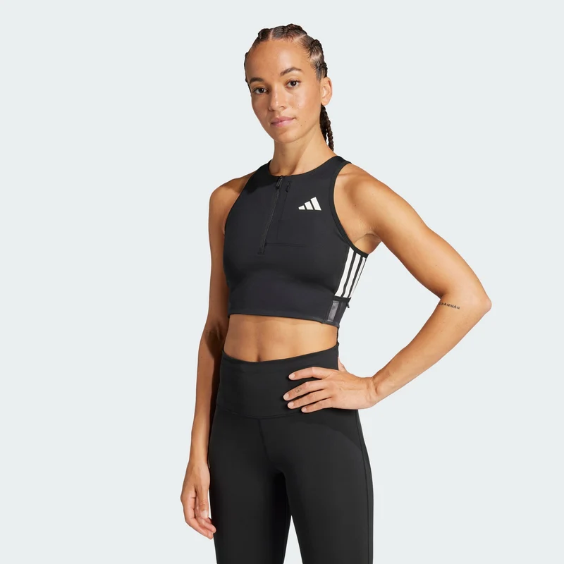 adidas Damen adizero Gel Pocket Crop Top
