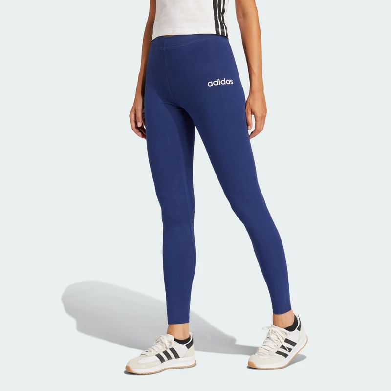 adidas Womens Essentials Linear Cotton Leggings