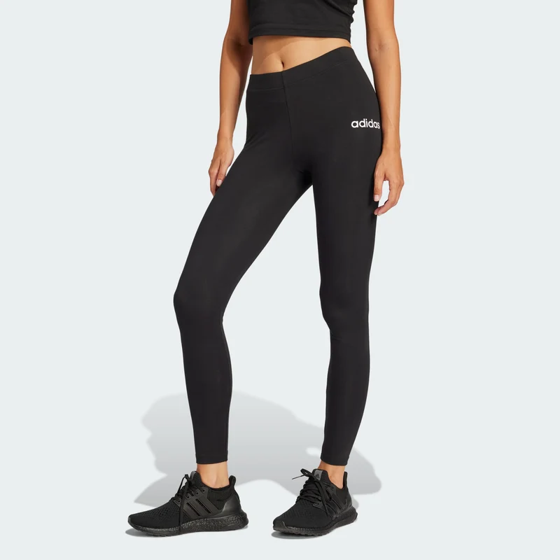 adidas Womens Essentials Linear Cotton Leggings