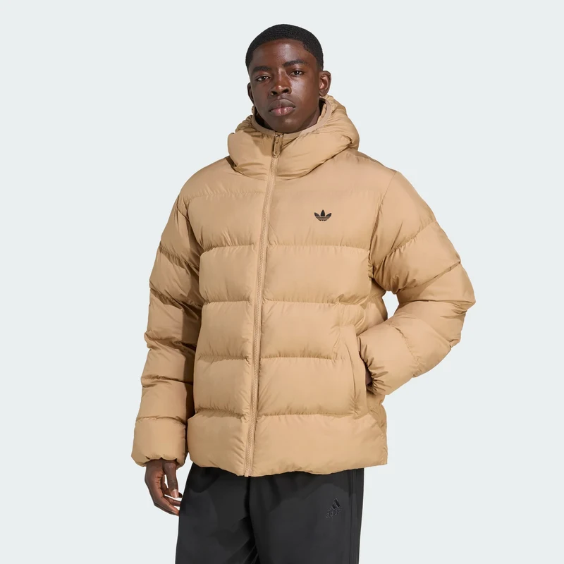 adidas Originals Tonal Hooded Puffer Jacket