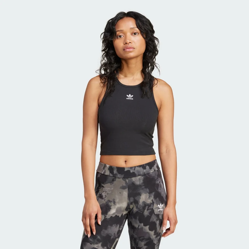 adidas Originals Womens Essentials Ribbed Tank Top