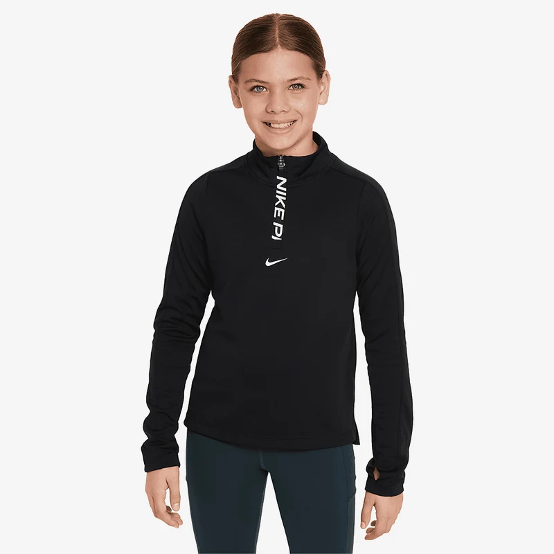 Nike Sportswear Ältere Mädchen Dri-FIT Langarm 1/2 Zip Top (8-15 Jahre)