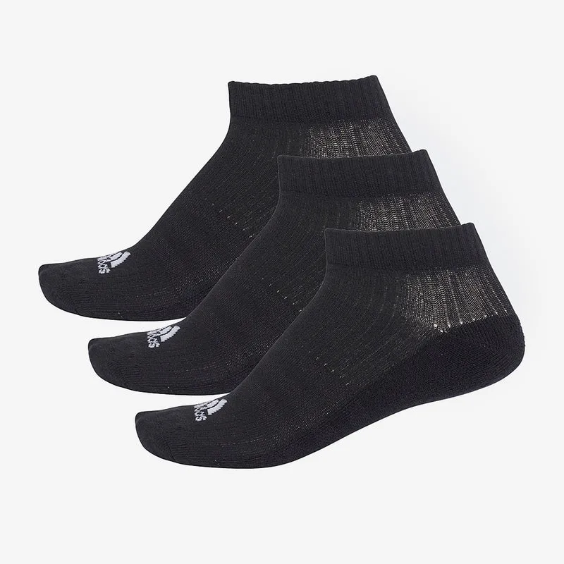 adidas 3 Stripe Performance No Show Socks 3 Pack