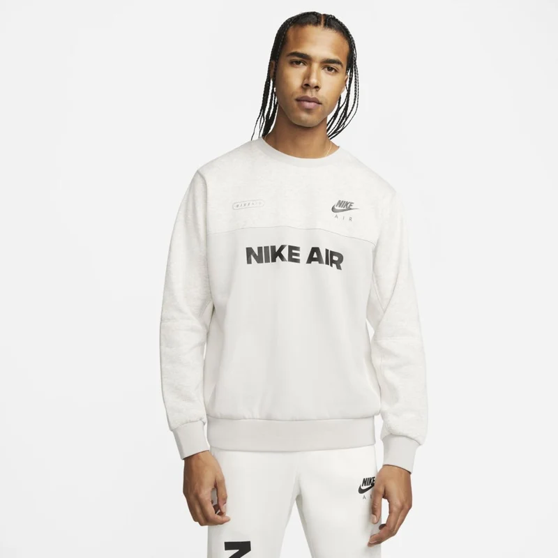 Nike Air Brushed Back Fleece Crew