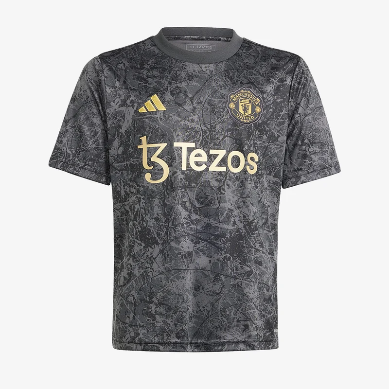 adidas Originals Manchester United x Stone Roses 23/24 Kids Pre-Match Shirt