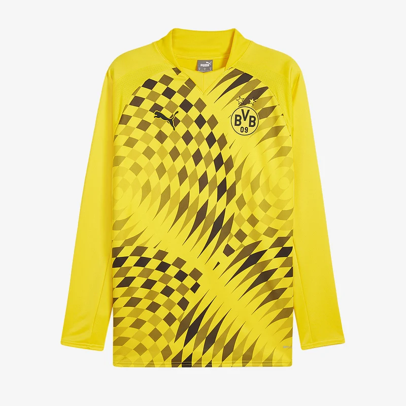 Puma Borussia Dortmund 23/24 Prematch Langarm Sweatshirt