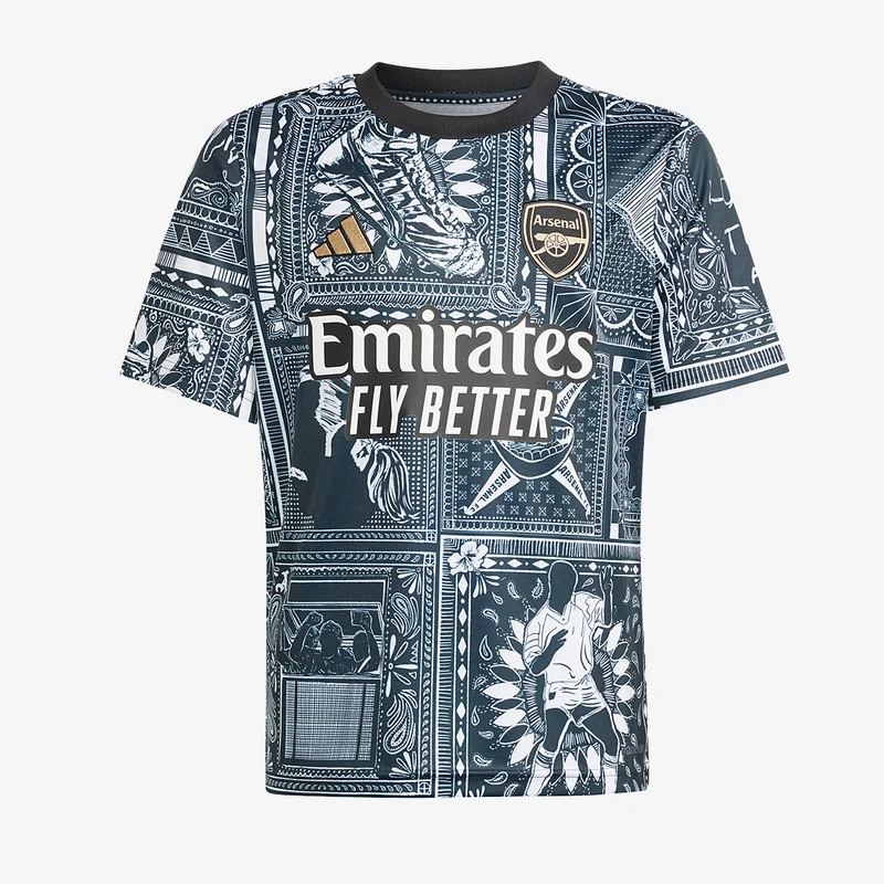 adidas Arsenal x Ian Wright Kinder Pre-Match Shirt