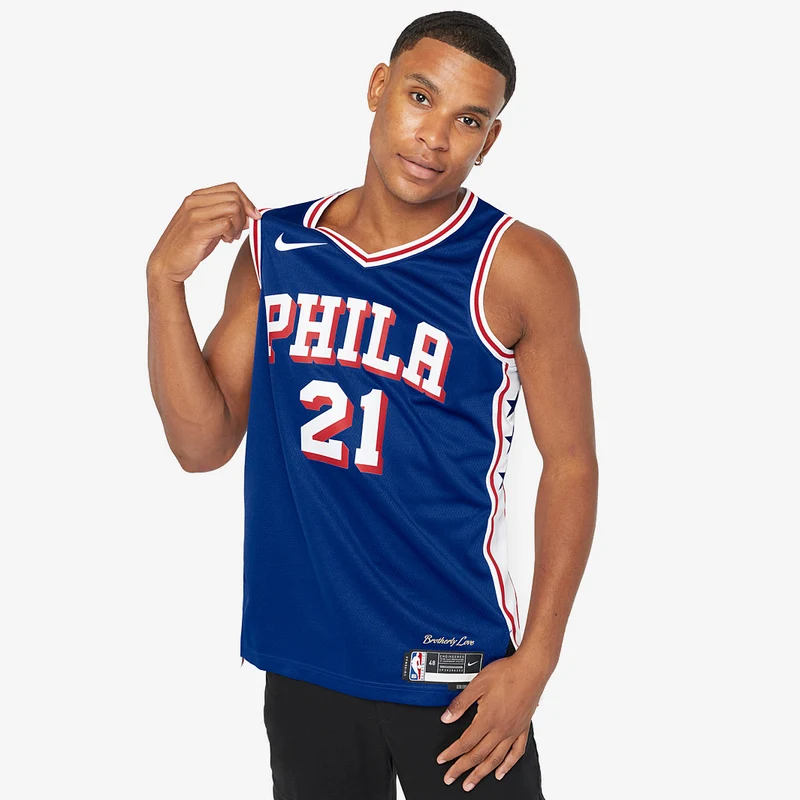 Nike NBA Joel Embiid Philadelphia 76ers Dri-FIT Swingman Icon 2023 Trikot