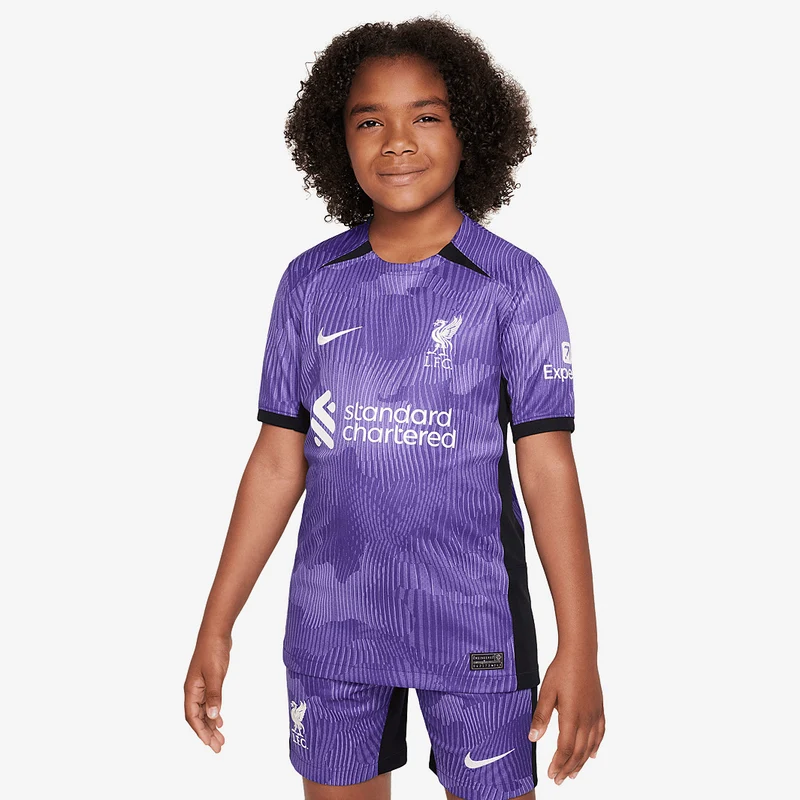Nike Kinder Liverpool 23/24 Dri-Fit Stadium Ausweichtrikot