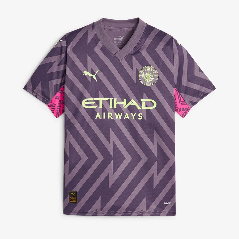 Puma Kinder Manchester City 23/24 Kurzarm Torwarttrikot