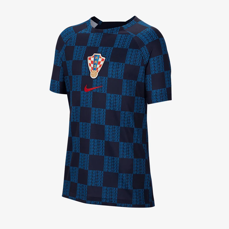Nike Croatia 2023 Kids Dri-Fit Academy Pro SS Pre-Match Top