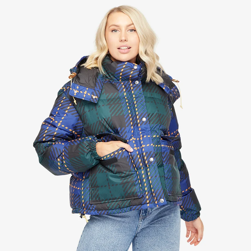 The North Face Damen Printed 71 Sierra Kurze Daunenjacke