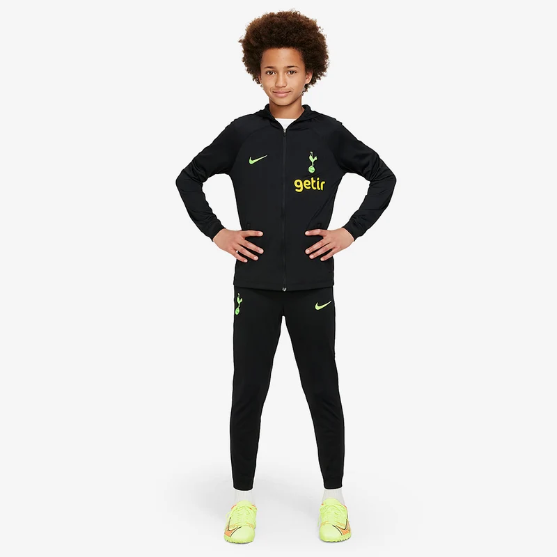 Nike Tottenham Hotspur 22/23 Kinder Dri-Fit Strike Warm Up Trainingsanzug - Schwarz/