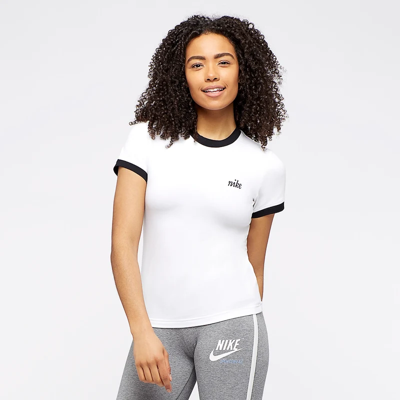 Nike Sportswear Womens Top SS Ringer