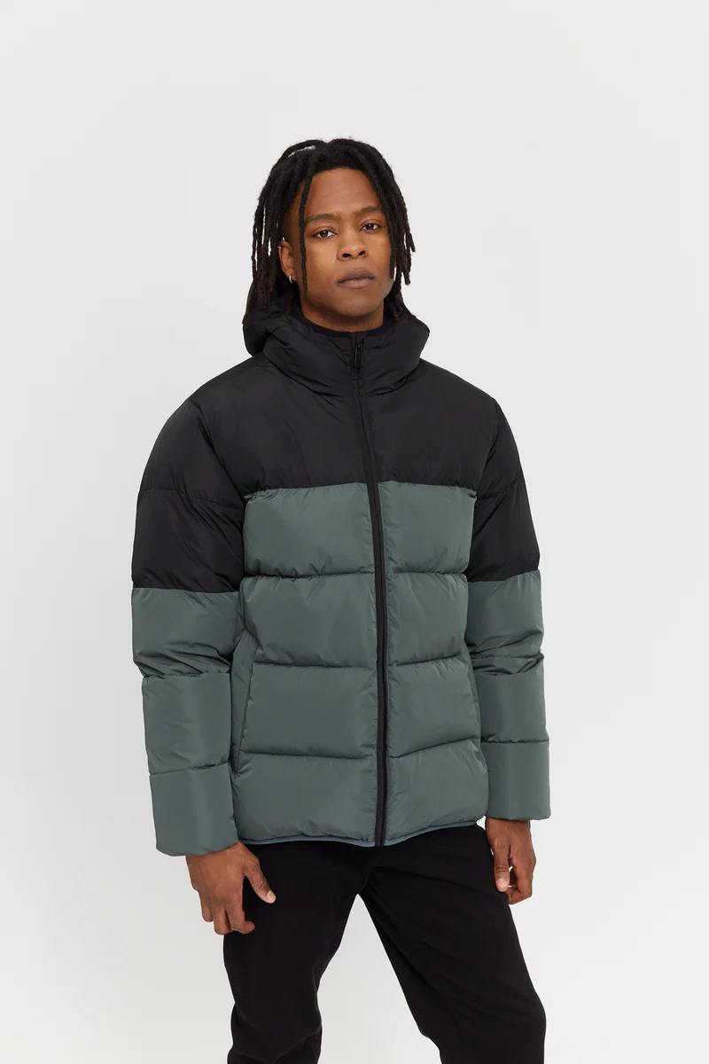 Driftwood Puffer Jacket black/bottle